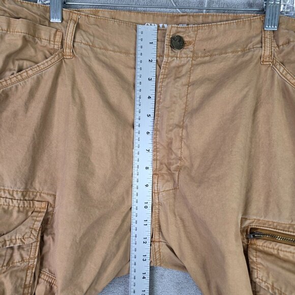 Mens Grindhouse Denim Co. Khaki Cargo Pants 100% Cotton Lightweight Size 42x32 - Picture 6 of 10